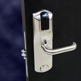 China 7 Series Electronic Door Locks , Zinic Alloy RFID Hotel Card Lock supplier