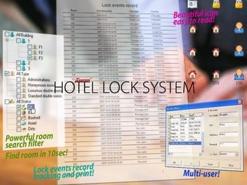 China Card Lock PMS Interface Hotel Lock System V5.80 Powerful Room Search Filter supplier