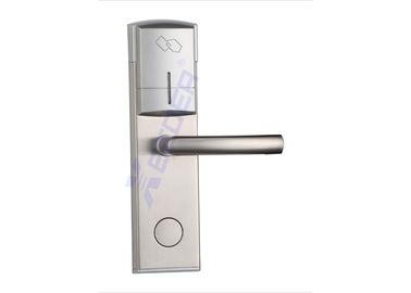 China Mifare 1K S50 Card Hotel Door Locks Mechanical Key Override Function supplier