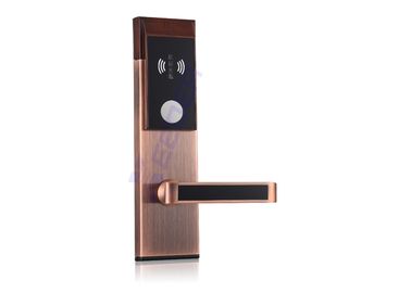 China RFID Card Hotel Electronic Door Locks EURO Mortise 4.8V L1216HG-826BS supplier