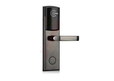 Card Access Door Lock , Smart Card Hotel Door Lock Mechanical Key Override Function